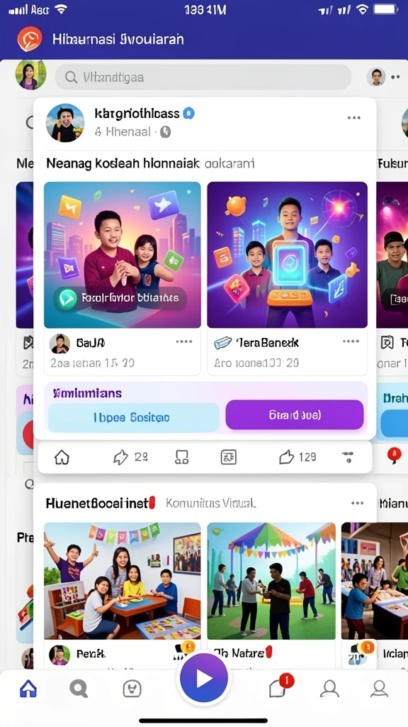 Tampilan awal yang memikat perhatian pemain.