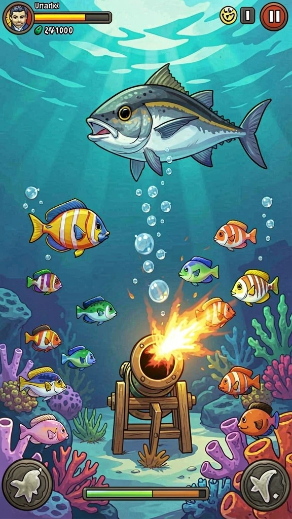 Tangkapan layar memperlihatkan grafik yang menawan.