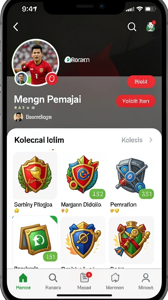 Tampilan awal yang menarik dan mudah dinavigasi.