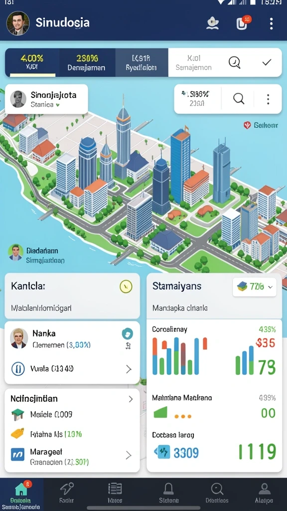 Tampilan antarmuka permainan yang menarik.