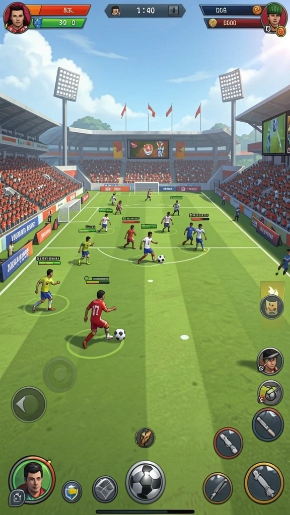 Fitur multiplayer yang menyenangkan dan kompetitif.