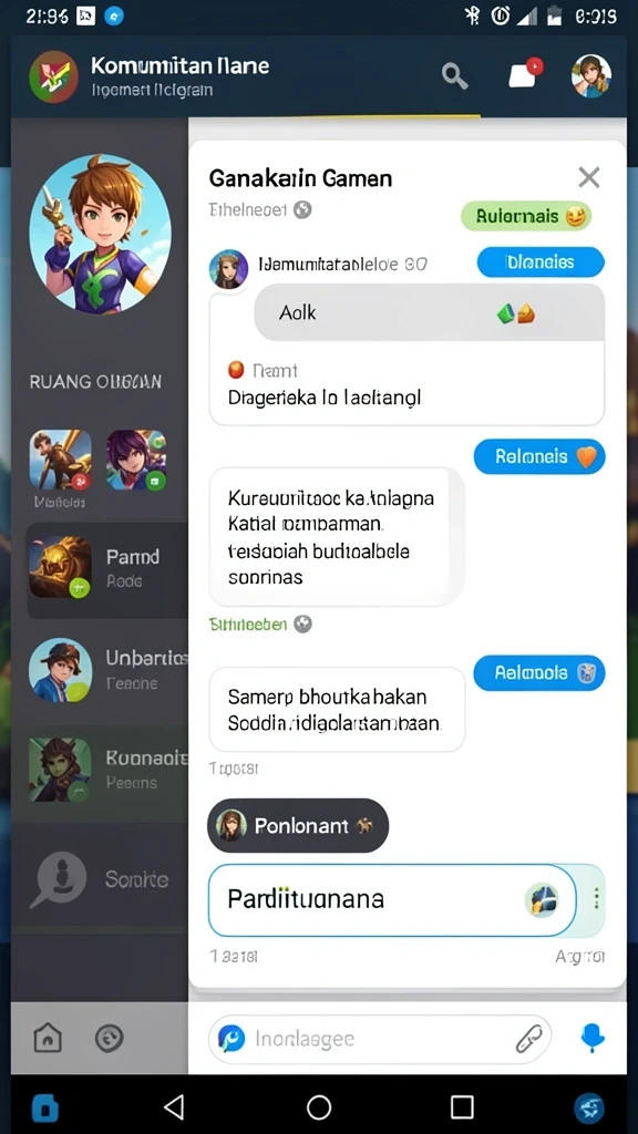 Tampilan antarmuka aplikasi yang modern dan menarik.