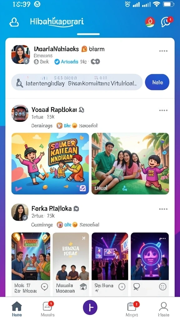 Komunitas aktif yang mendukung pemain baru.