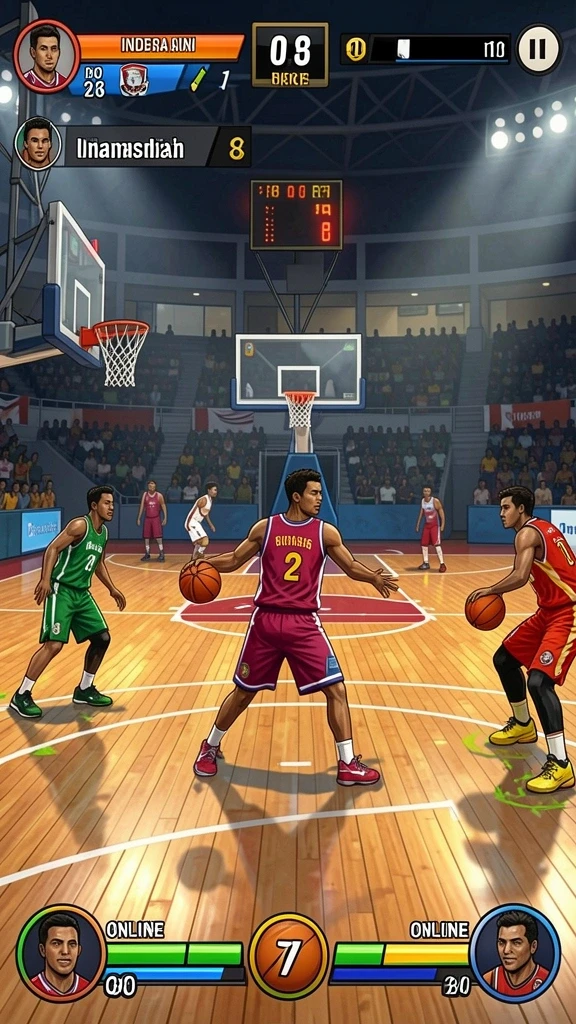 Fitur multiplayer yang memungkinkan kompetisi seru.