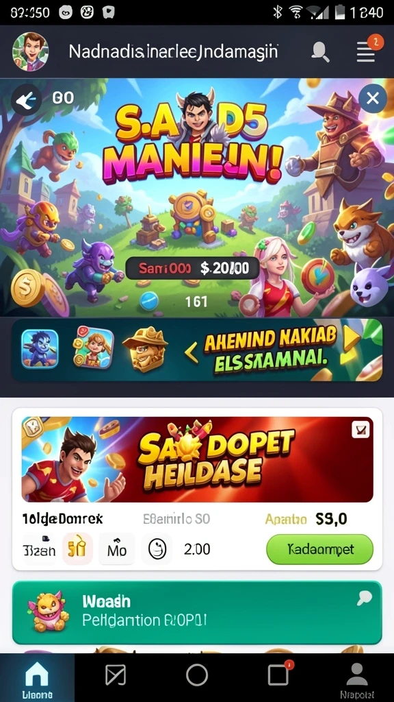 Karakter-karakter unik yang dapat diunlock.