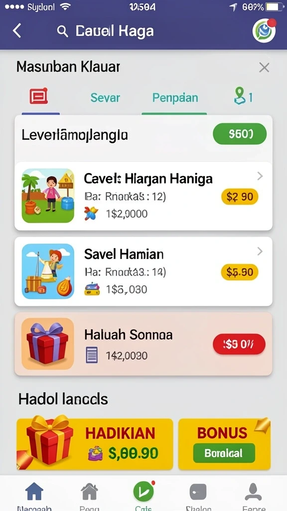 Varian karakter unik yang dapat dimainkan.