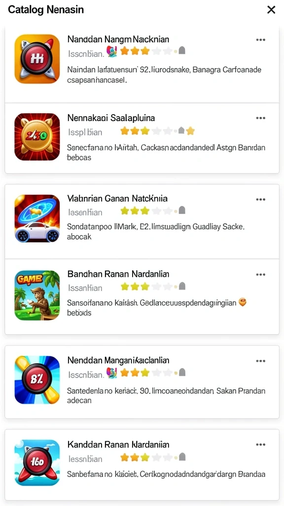 Tampilan awal yang menarik dan user-friendly.