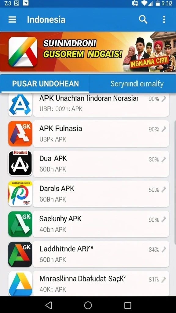 Karakter-karakter unik yang menarik perhatian pengguna.
