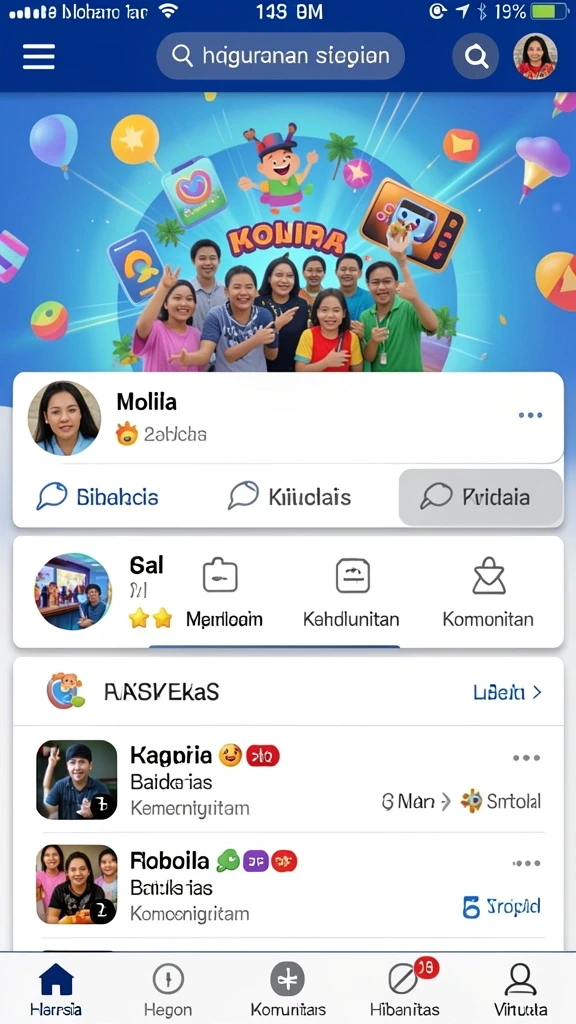 Grafis menarik dan karakter yang beragam.
