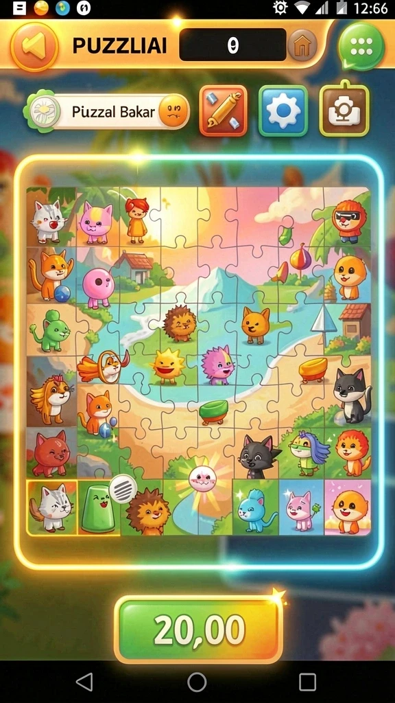 Tampilan permainan slot yang penuh warna dan mengasyikkan.
