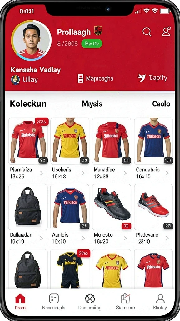 Fitur interaksi sosial yang menghubungkan pemain.