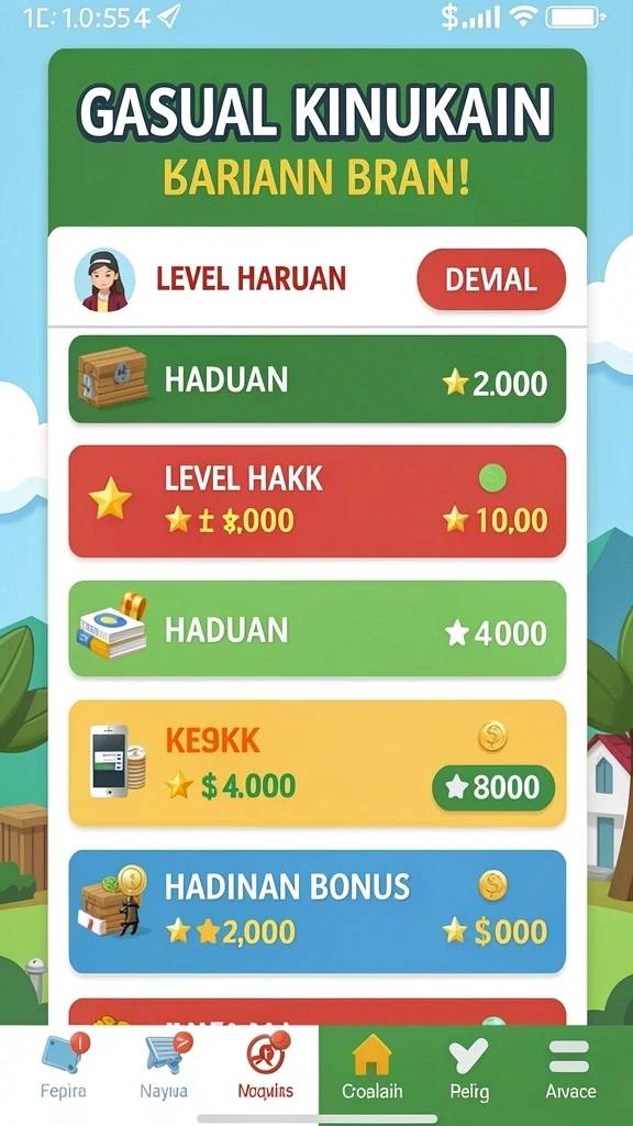 Grafis memukau dan penuh warna.