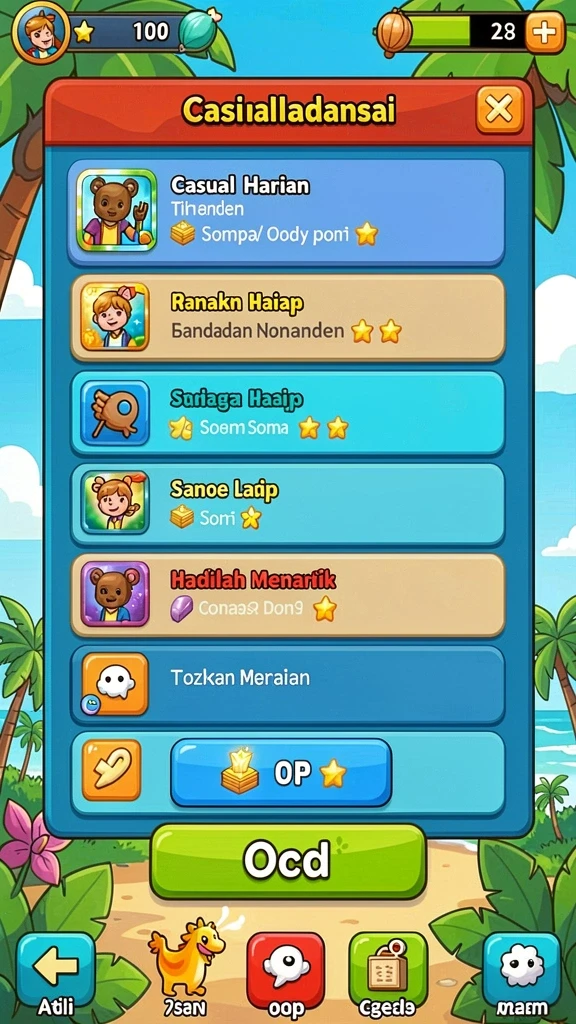 Screenshot memperlihatkan grafik permainan yang kaya dan detail.