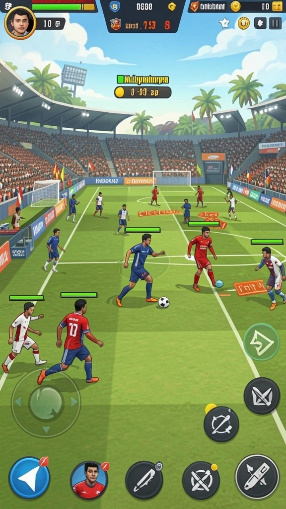 Pengalaman multiplayer yang menyenangkan dengan teman.