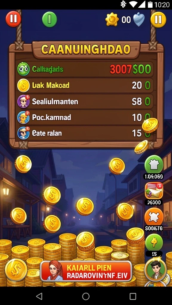Screenshot menunjukkan pengalaman bermain yang seru dan interaktif.