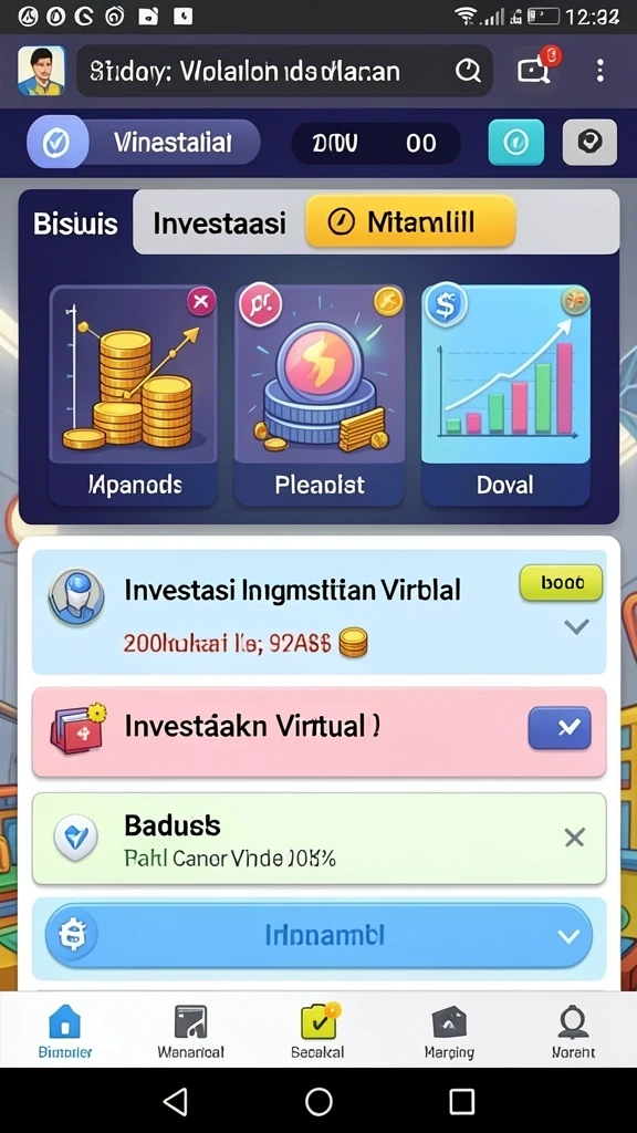 Screenshot menampilkan variasi mode permainan yang tersedia.
