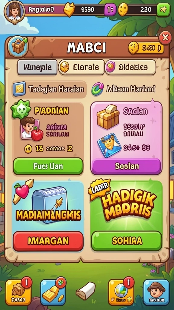 Karakter kustom yang dapat disesuaikan.