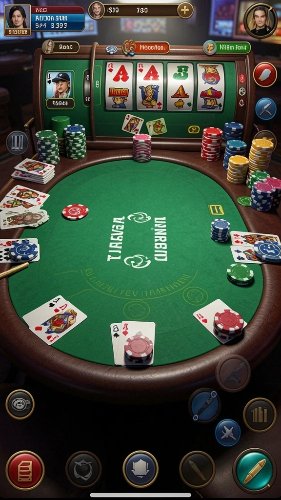 Tampilan mesin slot yang menarik dan interaktif.