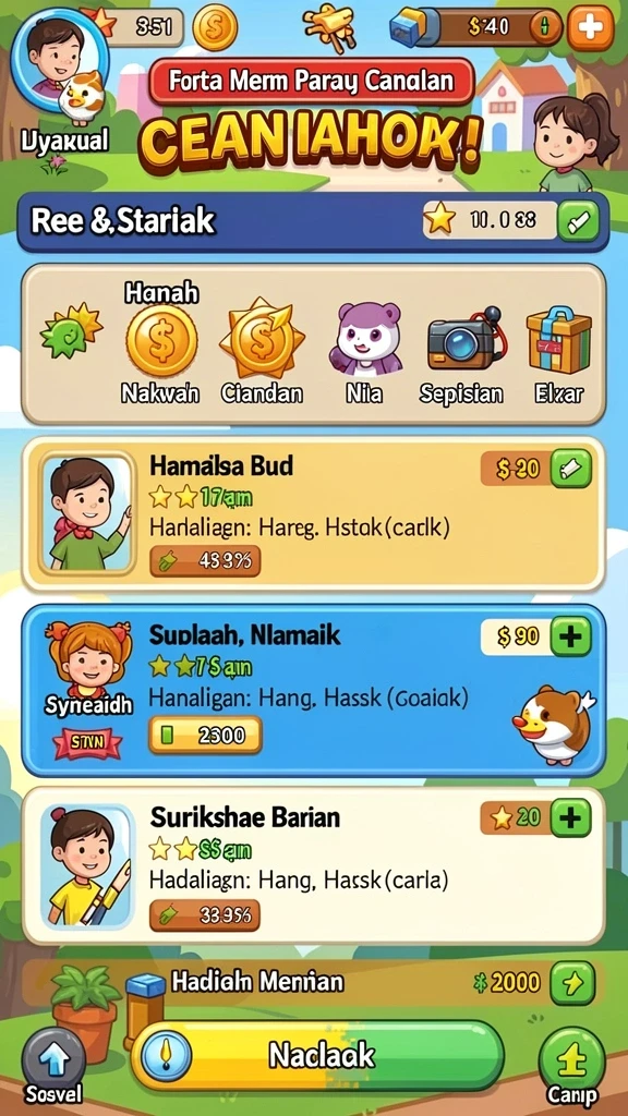 Tampilan antarmuka yang intuitif dan menarik.