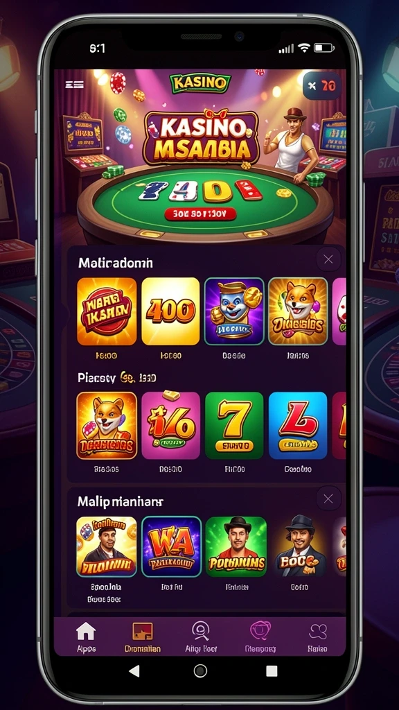 Tampilan awal yang menarik dan intuitif.
