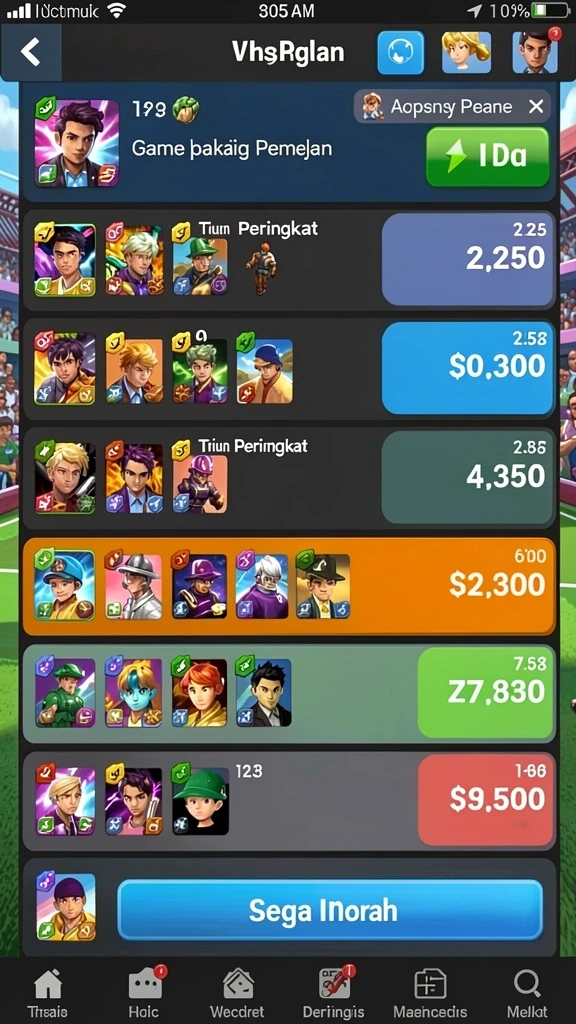 Tampilan gameplay saat karakter dalam petualangan.
