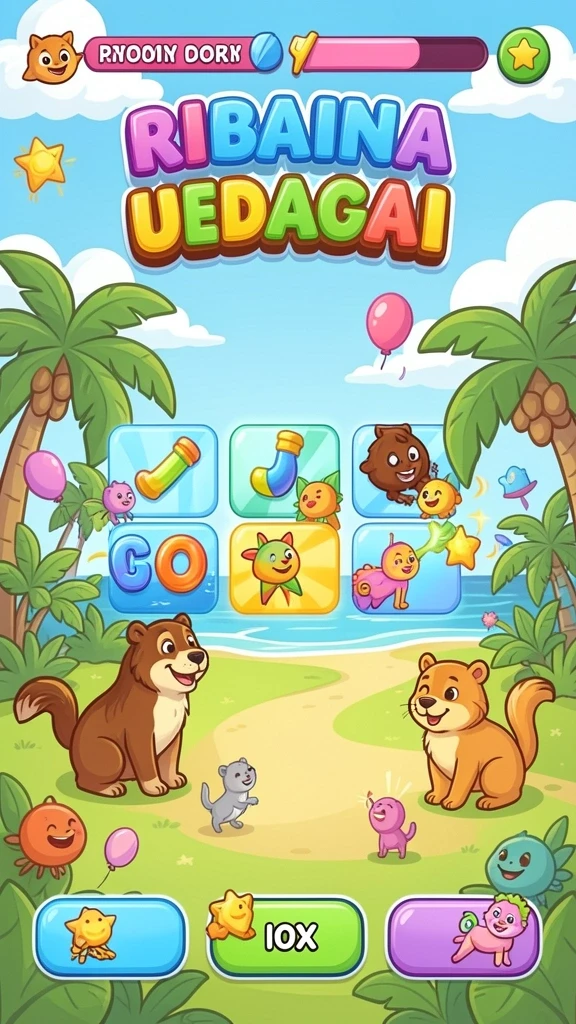 Screenshot menampilkan salah satu slot bertema luar angkasa.