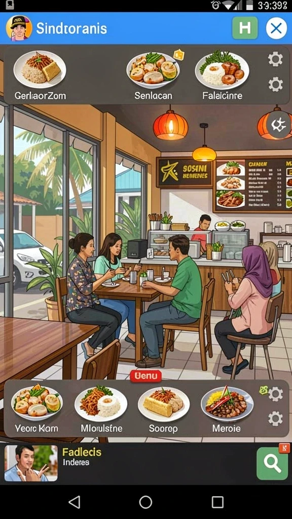 Karakter-karakter unik dengan kemampuan berbeda.