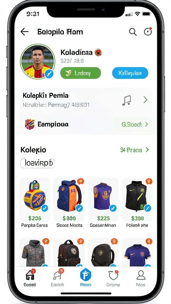 Fitur interaktif dengan komunitas pemain.