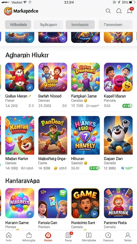 Fitur misi harian yang membuat permainan lebih seru.
