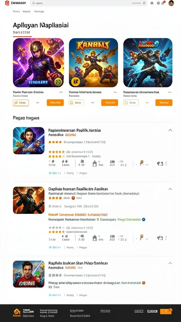 Kustomisasi karakter yang menarik dan beragam.